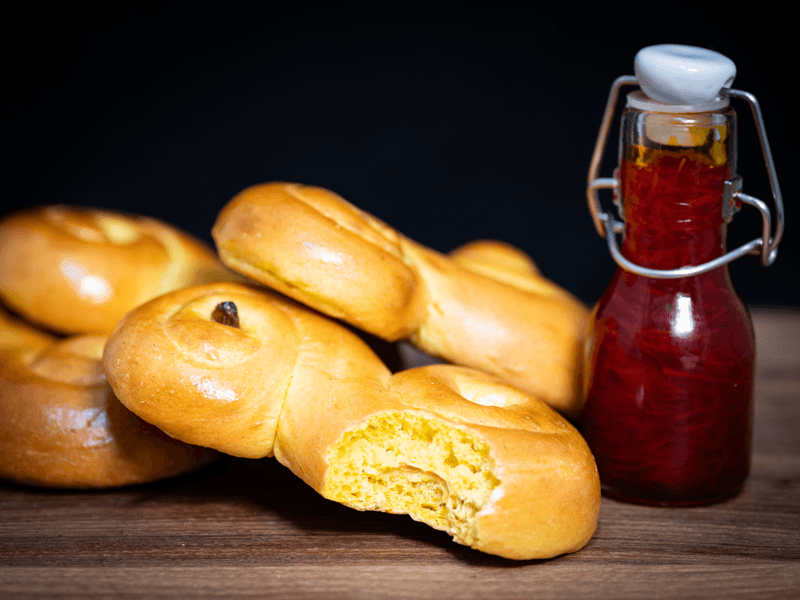 Lussekatt med saffran